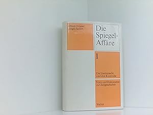 Seller image for Die Spiegel-Affre I. Die Staatsmacht und ihre Kontrolle. Texte und Dokumente zur Zeitgeschichte. for sale by Book Broker