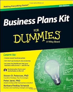 Immagine del venditore per Business Plans Kit For Dummies venduto da Reliant Bookstore