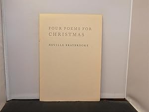 Imagen del vendedor de Four Poems for Christmas illustrated with wood engravings by Simon Brett signed by the author and by the artist a la venta por Provan Books