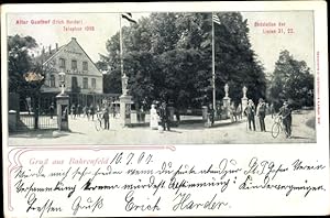 Ansichtskarte / Postkarte Hamburg Altona Bahrenfeld, Gasthof von Erich Harder