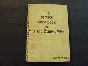 Bild des Verkufers fr The Service Cook Book #2 sc Ida Bailey Allen 1935 Educational Publishing Corp zum Verkauf von Joseph M Zunno