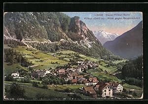 Bild des Verkufers fr Ansichtskarte Filisur, Ortsansicht mit Blick gegen Bergnerstein zum Verkauf von Bartko-Reher