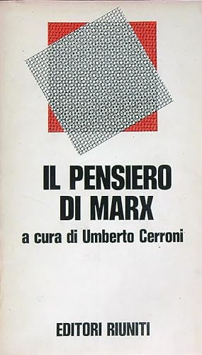 Bild des Verkufers fr Il Pensiero di marx zum Verkauf von Librodifaccia