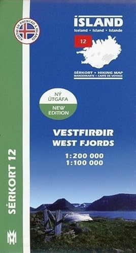 Image du vendeur pour Island Serkort 12 Vestfirdir 1 : 100 000 mis en vente par moluna