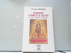 Imagen del vendedor de HONNEUR, CHANCE ET DESTIN, La Culture Indienne  la Runion a la venta por JLG_livres anciens et modernes