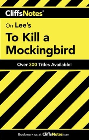 Bild des Verkufers fr CliffsNotes on Lee's To Kill a Mockingbird. zum Verkauf von Antiquariat Buchhandel Daniel Viertel