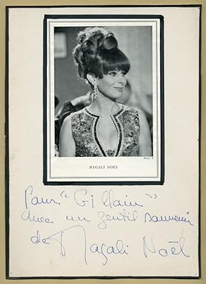 Seller image for Magali Nol (1931-2015) - Photo ddicace en personne - 60s for sale by PhP Autographs