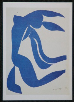 Seller image for Henri Matisse Artist Title Flowing Hair 1952 Gouache On Paper Postcard for sale by Postcard Anoraks