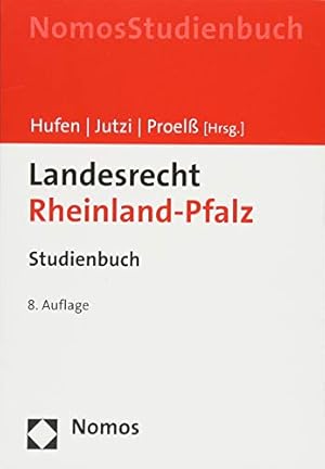 Seller image for Landesrecht Rheinland-Pfalz: Studienbuch for sale by Gabis Bcherlager