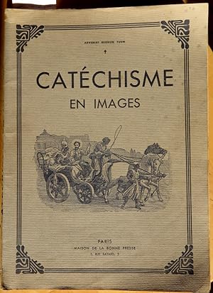 Catéchisme en images. 68 gravures sur bois avec l'explication de chaque tableau en regard.