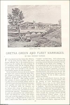 Seller image for Gretna Green & Fleet Marriages. An original article from the Lady's Realm 1897. for sale by Cosmo Books