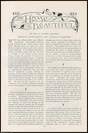 Seller image for Messrs. Chappell's Show-Rooms. Musical Instruments (Piano) and Antique Furniture : The Home Beautiful. An original article from the Lady's Realm 1898-99. for sale by Cosmo Books