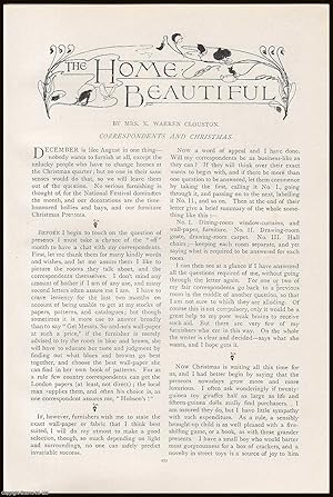 Seller image for Messrs, Correspondents and Christmas : The Home Beautiful. An original article from the Lady's Realm 1898-99. for sale by Cosmo Books