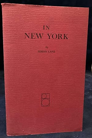 Image du vendeur pour In New York mis en vente par San Francisco Book Company