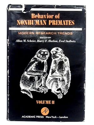 Seller image for Behavior of Nonhuman Primates; Modern Research Trends, Volume II for sale by World of Rare Books