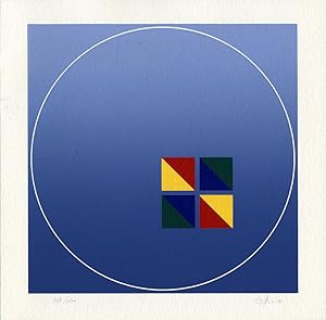 Seller image for Geometrische Komposition. [1994]. [Signierter Original-Siebdruck/Signed original screenprint] for sale by Antiquariat Lenzen