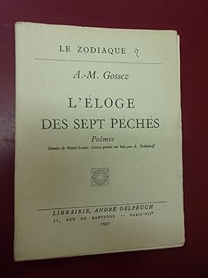 L'éloge des sept péchés.