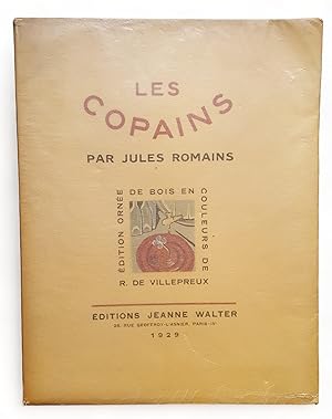 LES COPAINS. Edition ornée de bois en couleurs de R. de Villepreux
