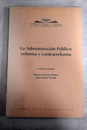 Imagen del vendedor de La administracin pblica a la venta por Alcan Libros