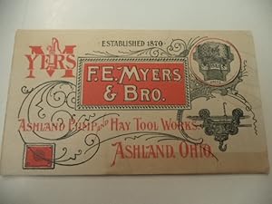 F. E. Myers & Bro., Ashland Pump and Hay Tool Works early advertising