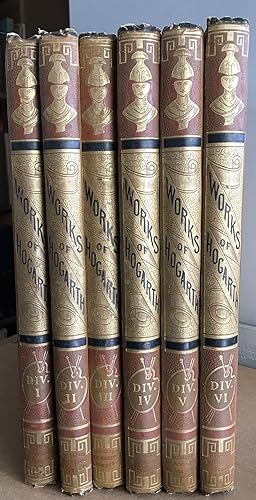 Image du vendeur pour The Complete Works of William Hogarth [Complete 6 Volume Set] - William Hogarth; James Hannay; Rev. J. Trusler; E. F. Roberts mis en vente par Big Star Books