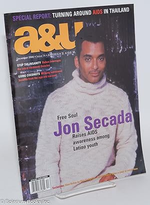 Immagine del venditore per A & U: Art & Understanding; America's AIDS magazine; vol. 9, #12, issue #74, Dec. 2000: John Secada venduto da Bolerium Books Inc.