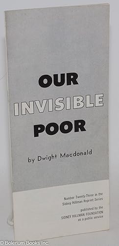 Our invisible poor