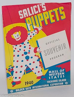 Salici's Puppets - Official Souvenir Program - Hall of Westerrn States, 1940 Treasure Island, Gol...