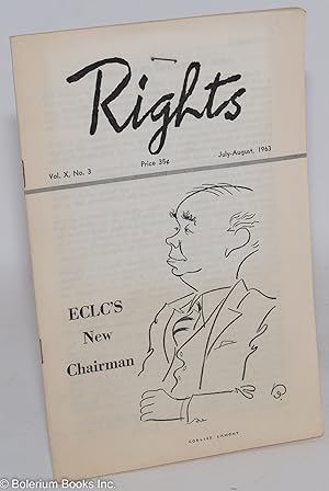 Imagen del vendedor de Rights, vol. 10, no. 3, July-August, 1963 a la venta por Bolerium Books Inc.