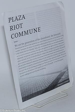 Plaza - Riot - Commune