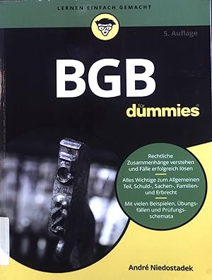 Immagine del venditore per BGB fr Dummies. venduto da books4less (Versandantiquariat Petra Gros GmbH & Co. KG)