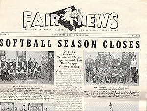 Fair News Vol. III, No 7. Cloture de la saison de balle molle. Softball Season Closes.