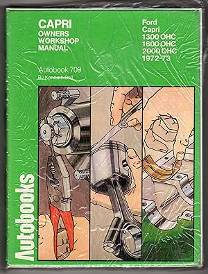 Imagen del vendedor de FORD CAPRI 1300, 1600, 2000 OHC 1972-73: Owners Workshop Manual a la venta por BOOKFELLOWS Fine Books, ABAA