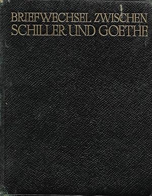 Seller image for Briefwechsel zwischen Schiller und Goethe for sale by Flgel & Sohn GmbH