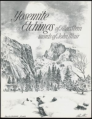 Imagen del vendedor de Yosemite Etchings of Alec Stern, words of John Muir a la venta por Diatrope Books