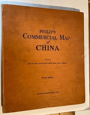 Bild des Verkufers fr Philips' Commercial Map of China. With Index. zum Verkauf von Plurabelle Books Ltd