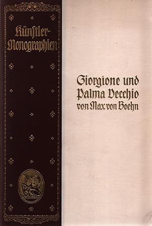 Bild des Verkufers fr Giorgione und Palma Vecchio. Knstler-Monographien (94). zum Verkauf von Fundus-Online GbR Borkert Schwarz Zerfa