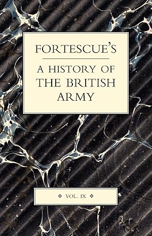 Bild des Verkufers fr Fortescue\ s History of the British Army zum Verkauf von moluna