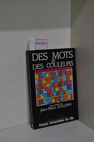 Seller image for Des mots et des couleurs 2. Problmatiques/esthtique. for sale by ralfs-buecherkiste
