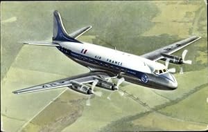 Ansichtskarte / Postkarte Französisches Passagierflugzeug, Air France, Vickers Viscount