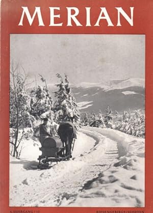MERIAN. Jg. 6, H. 10: Riesengebirge/Sudeten. 1953.