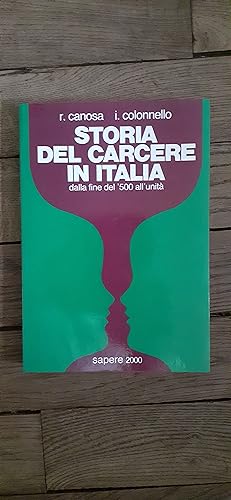 Immagine del venditore per STORIA DEL CARCERE IN ITALIA dalla fine del 500 all unita. venduto da Librairie Sainte-Marie