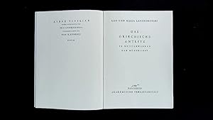 Das griechische Antlitz in Meisterwerken der Münzkunst. (= Albae Vigiliae, Heft III).