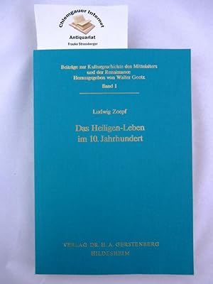 Imagen del vendedor de Das Heiligen-Leben im 10. Jahrhundert. Beitrge zur Kulturgeschichte des Mittelalters und der Renaissance ; Band 1 a la venta por Chiemgauer Internet Antiquariat GbR