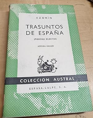 Imagen del vendedor de Trasuntos de Espaa (pginas selectas) a la venta por Outlet Ex Libris