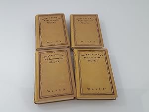 Konvolut 4 Bücher: Ludwig Anzengruber Gesammelte Werke in 4 Bänden