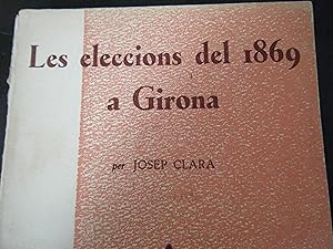 Imagen del vendedor de LAS ELECCIONS DEL 1869 a la venta por TAHOE