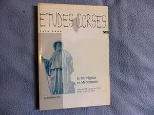 Études corses n° 62- le fait religieux en méditerranée