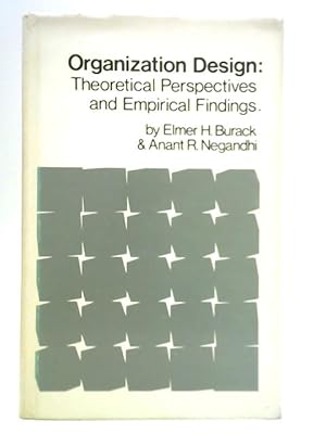 Immagine del venditore per Organization Design: Theoretical Perspectives and Empirical Findings venduto da World of Rare Books