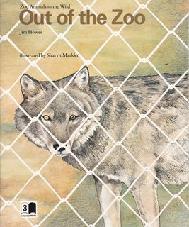 Bild des Verkufers fr Out of the zoo: Zoo animals in the wild (Language works) zum Verkauf von Never Too Many Books